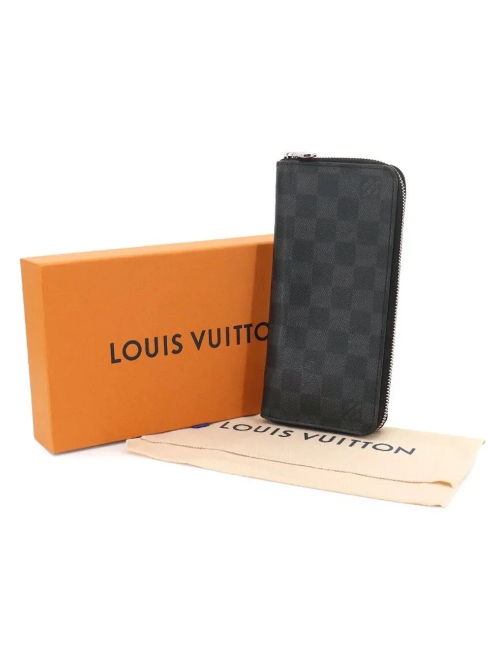 Louis Vuitton Damier Graphite Zippy Wallet Vertical